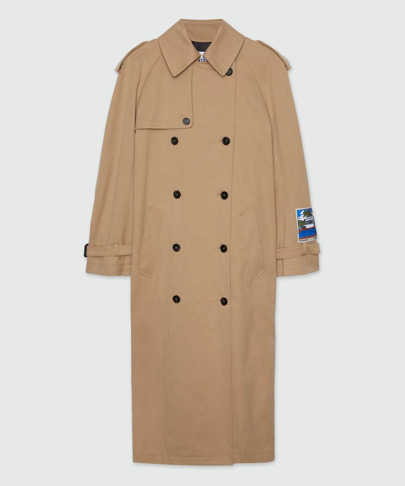 "La Vedetta" faille trench coat 1