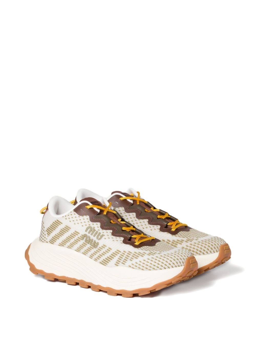 mesh-panelled sneakers - 2