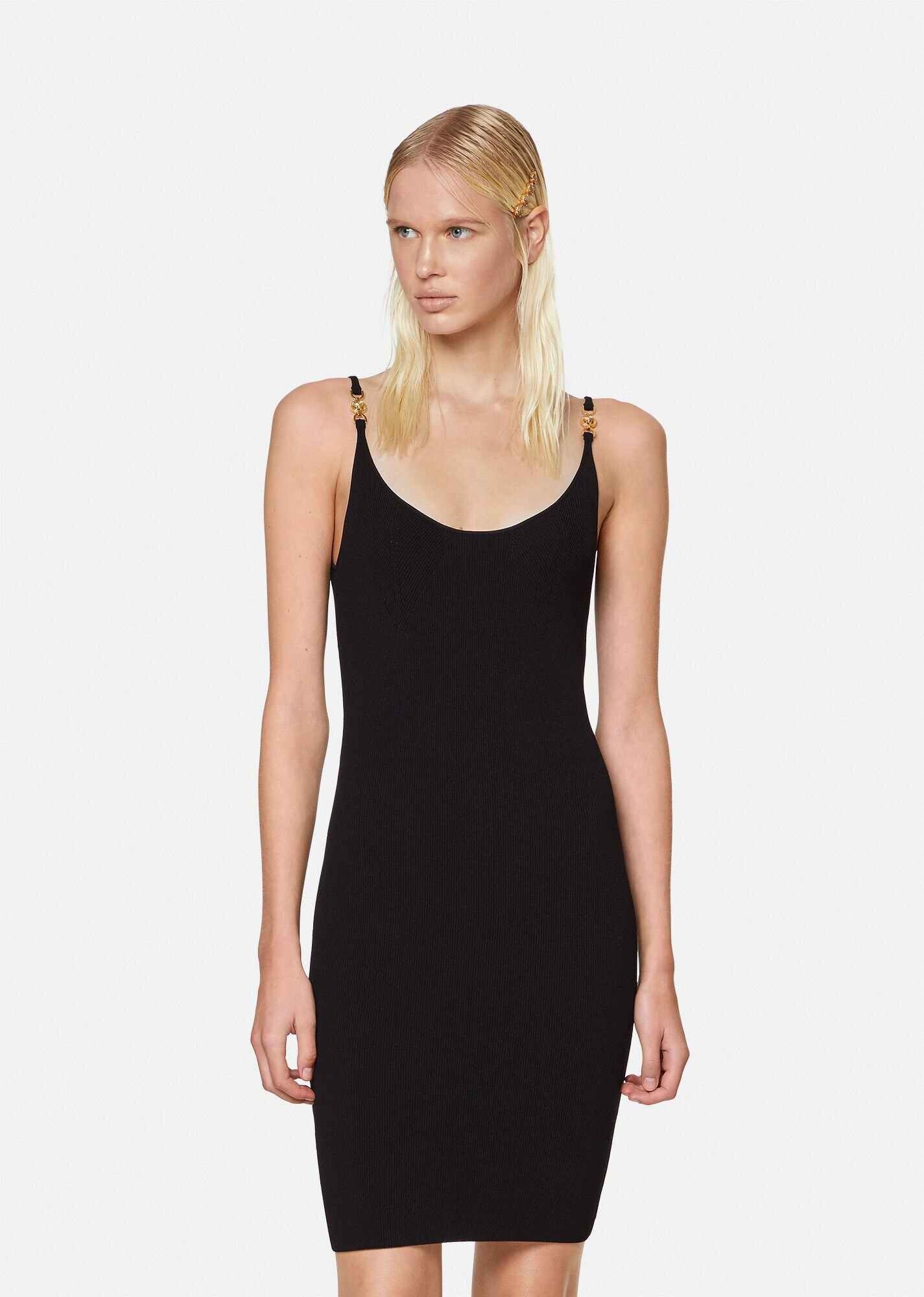 Medusa Ribbed Knit Dress - 2