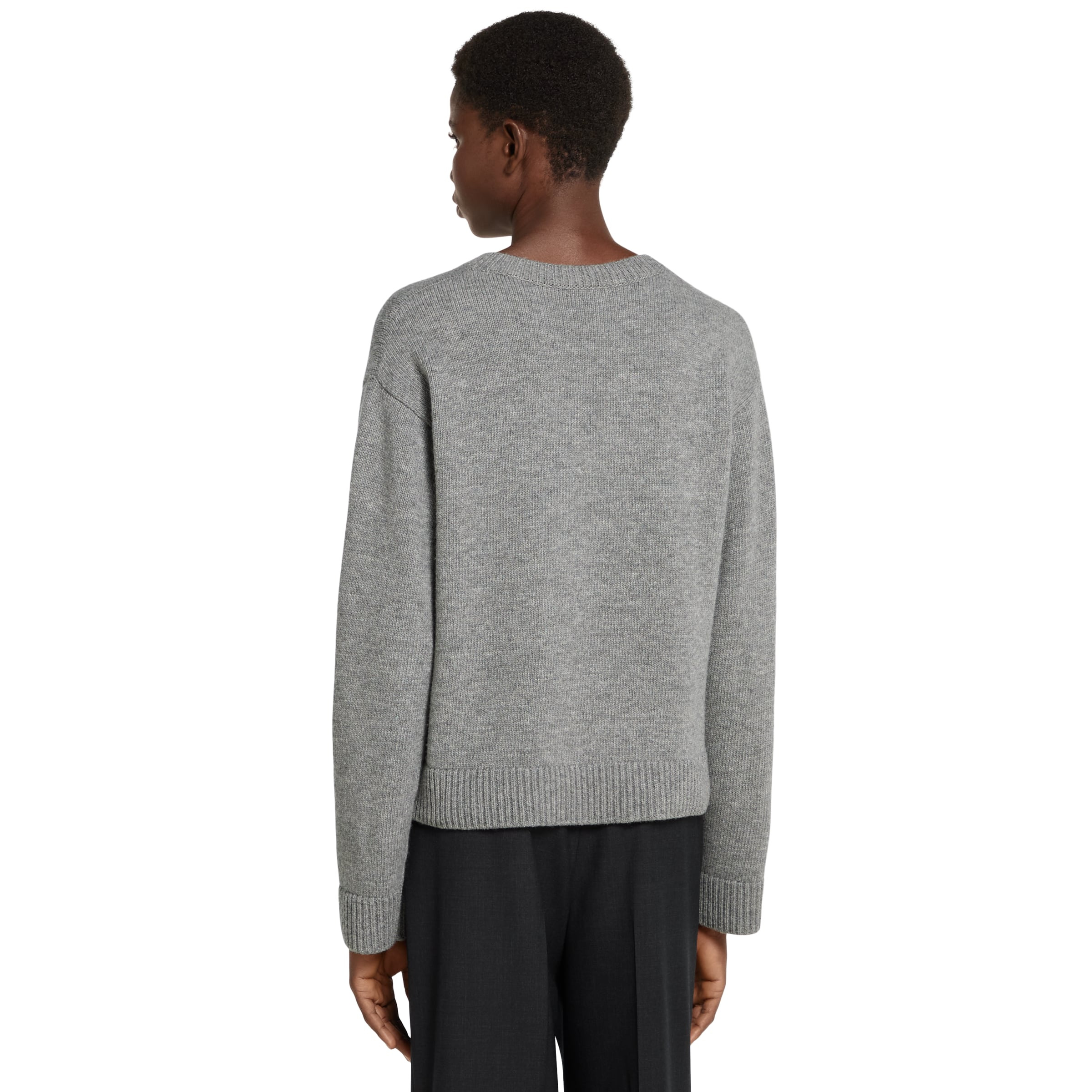 Wool top with Gucci intarsia - 4