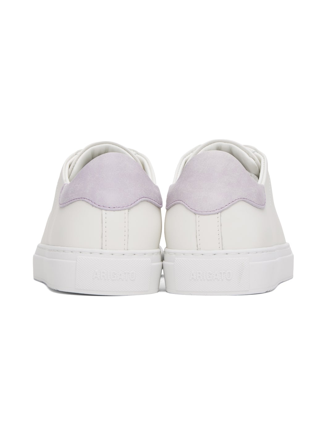 White & Purple Clean 90 Sneakers - 2