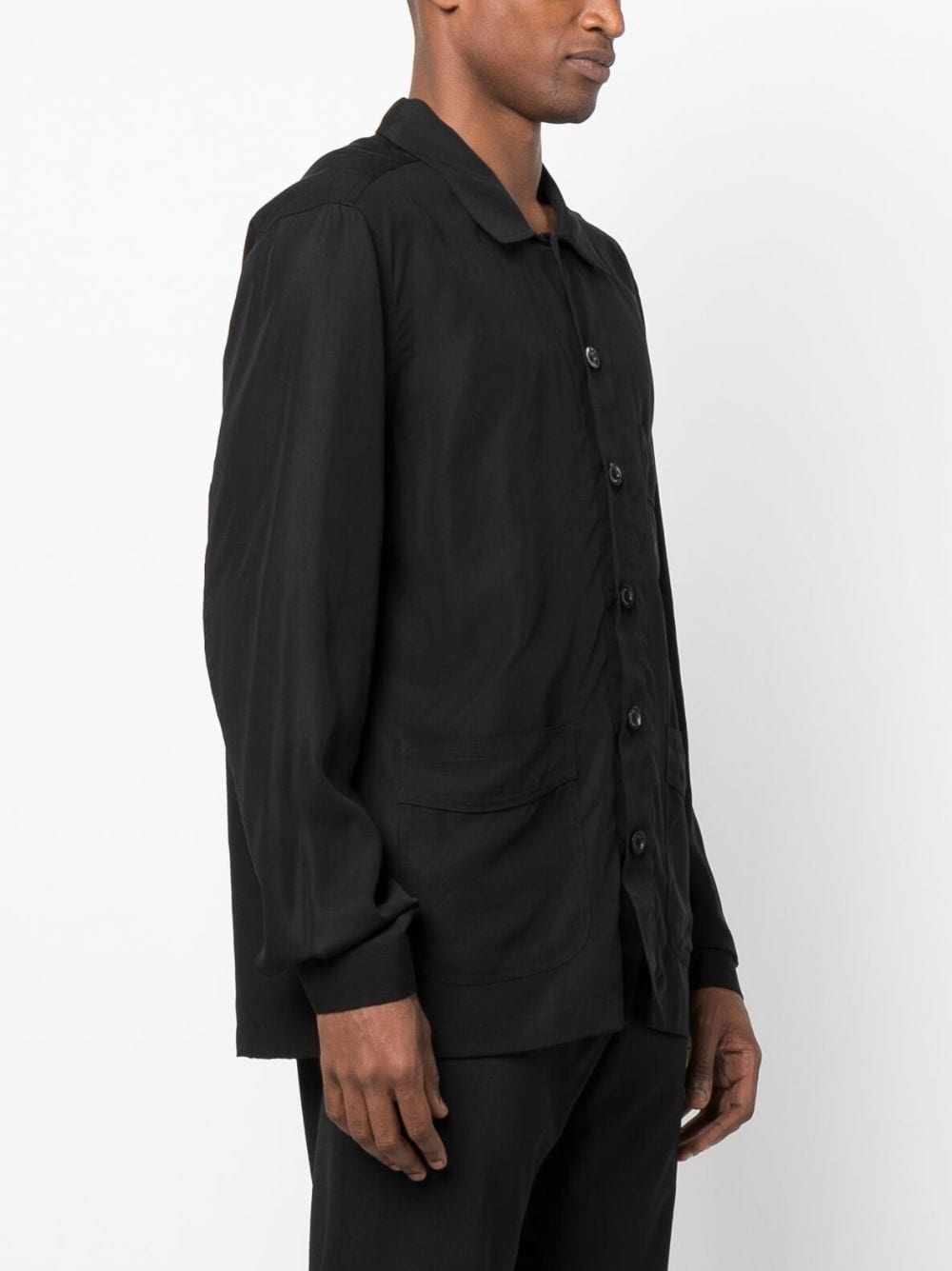 long-sleeve lyocell shirt - 3