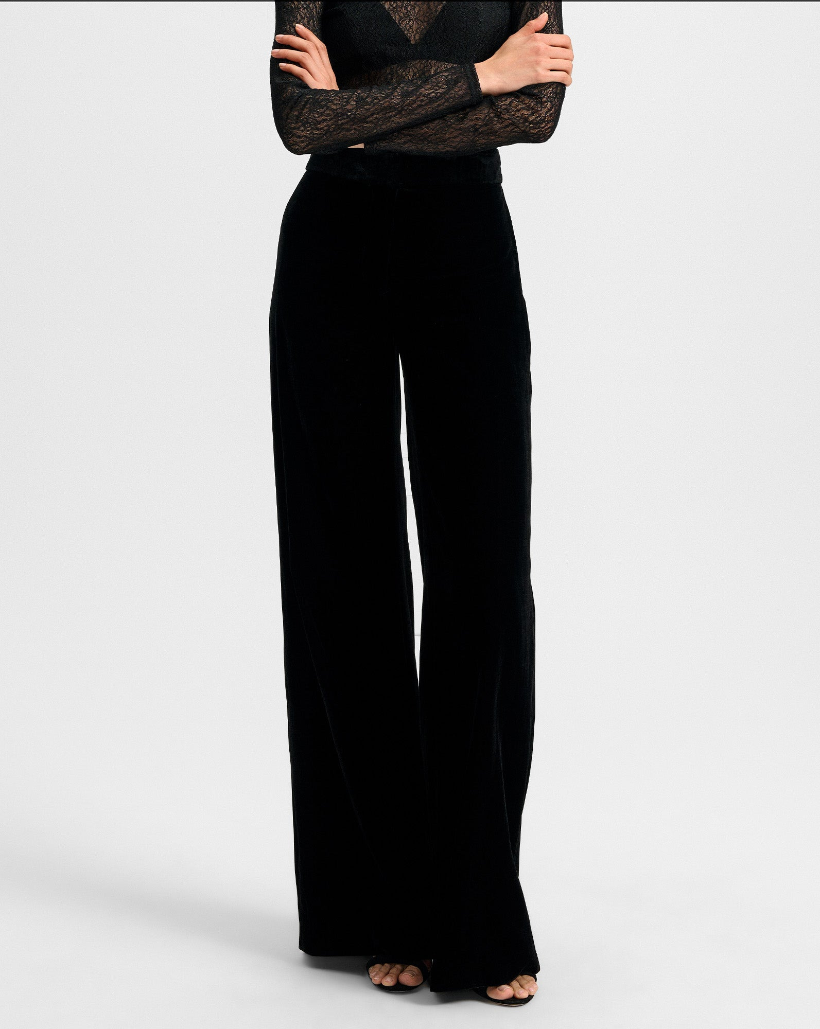 ALEX VELVET WIDE-LEG PANT - 3