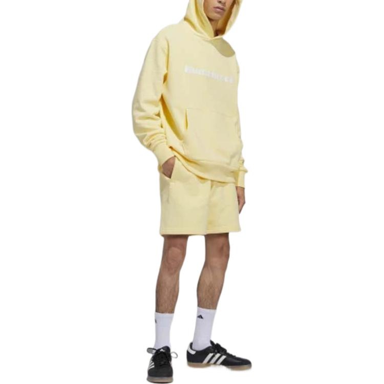 adidas x Pharrell Humanrace Logo Hoodie 'Yellow' H46993 - 7