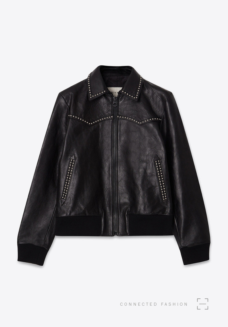 LEATHER JACKET 77 CONNECTED FASHION - 1