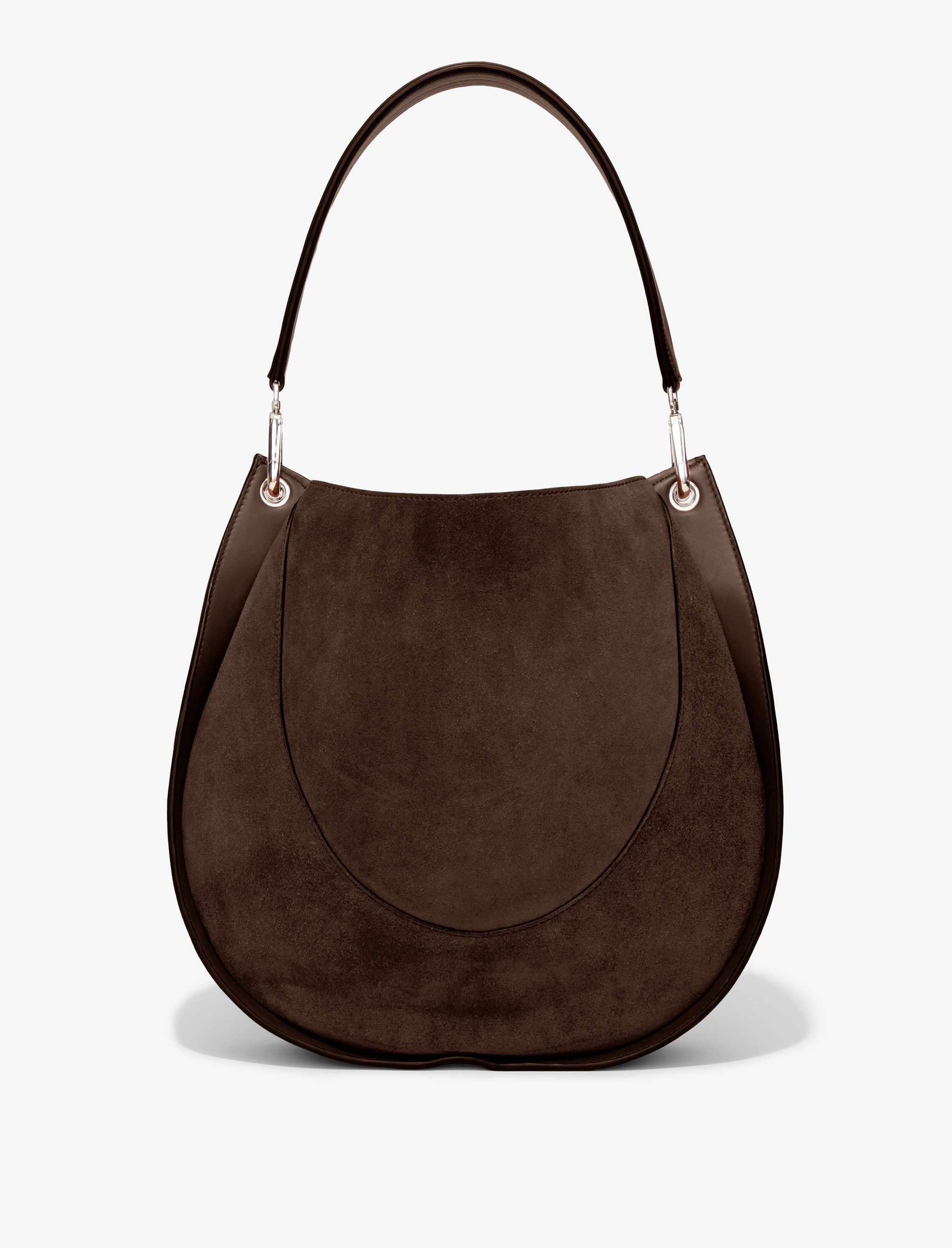 large Arch suede shoulder bag - 4