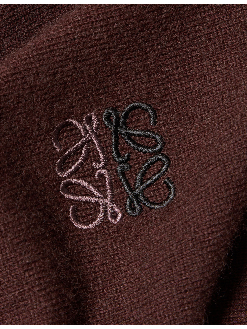 Cashmere Anagram-Embroidered Knitted Hoody 6