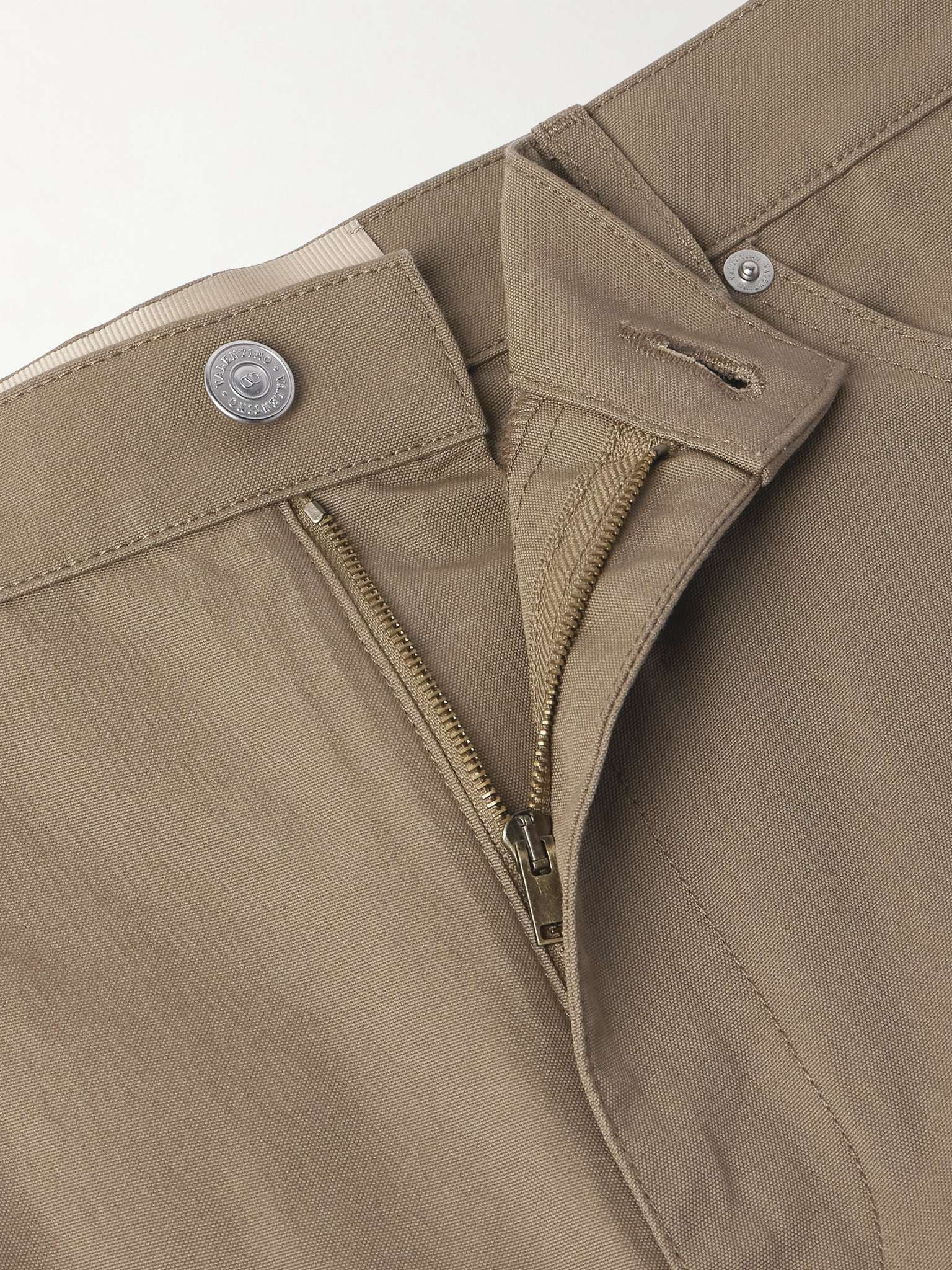 Straight-Leg Cotton-Canvas Cargo Trousers - 6