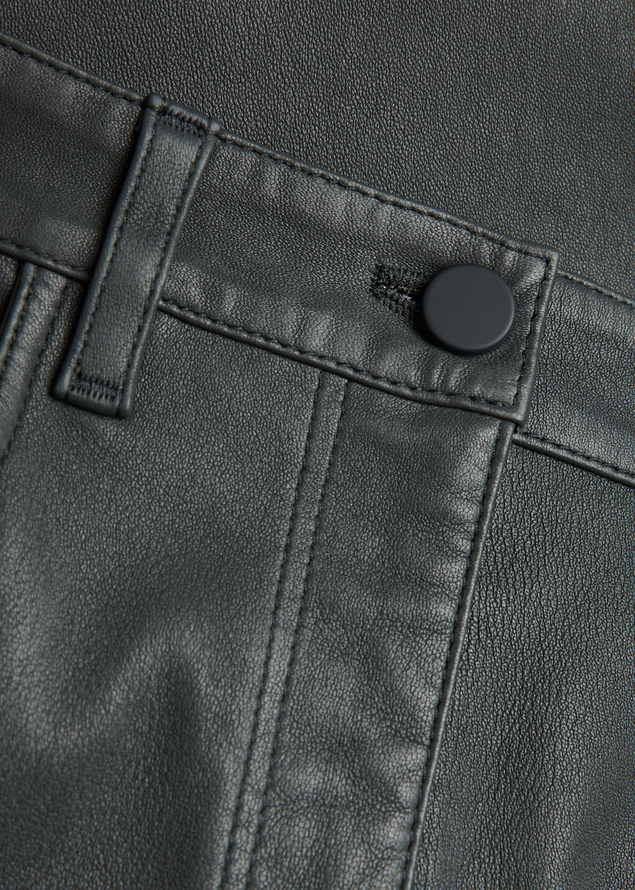 Joseph Duke Flared-leg Leather Trousers - 5