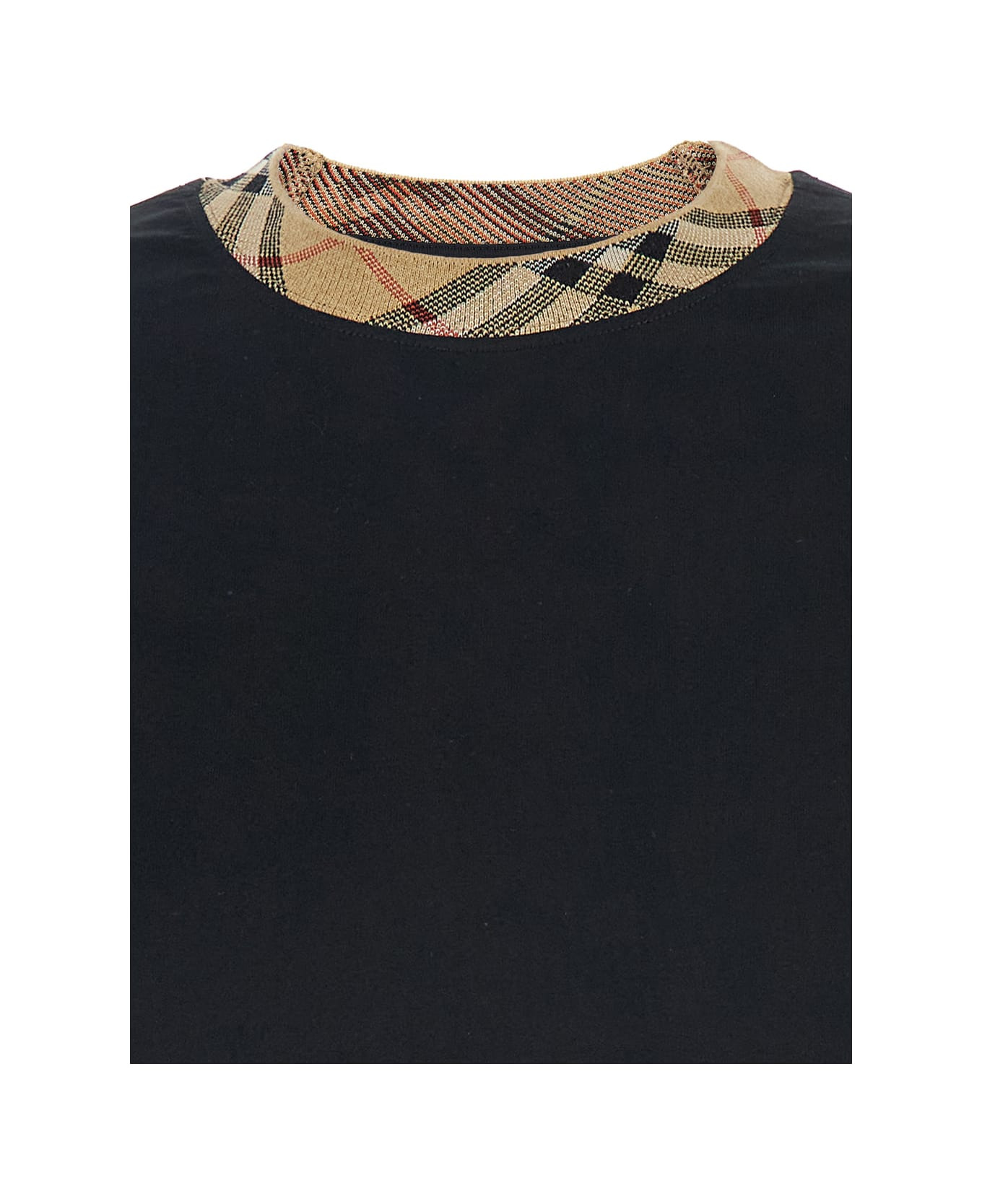 Black Cotton T-shirt - 3
