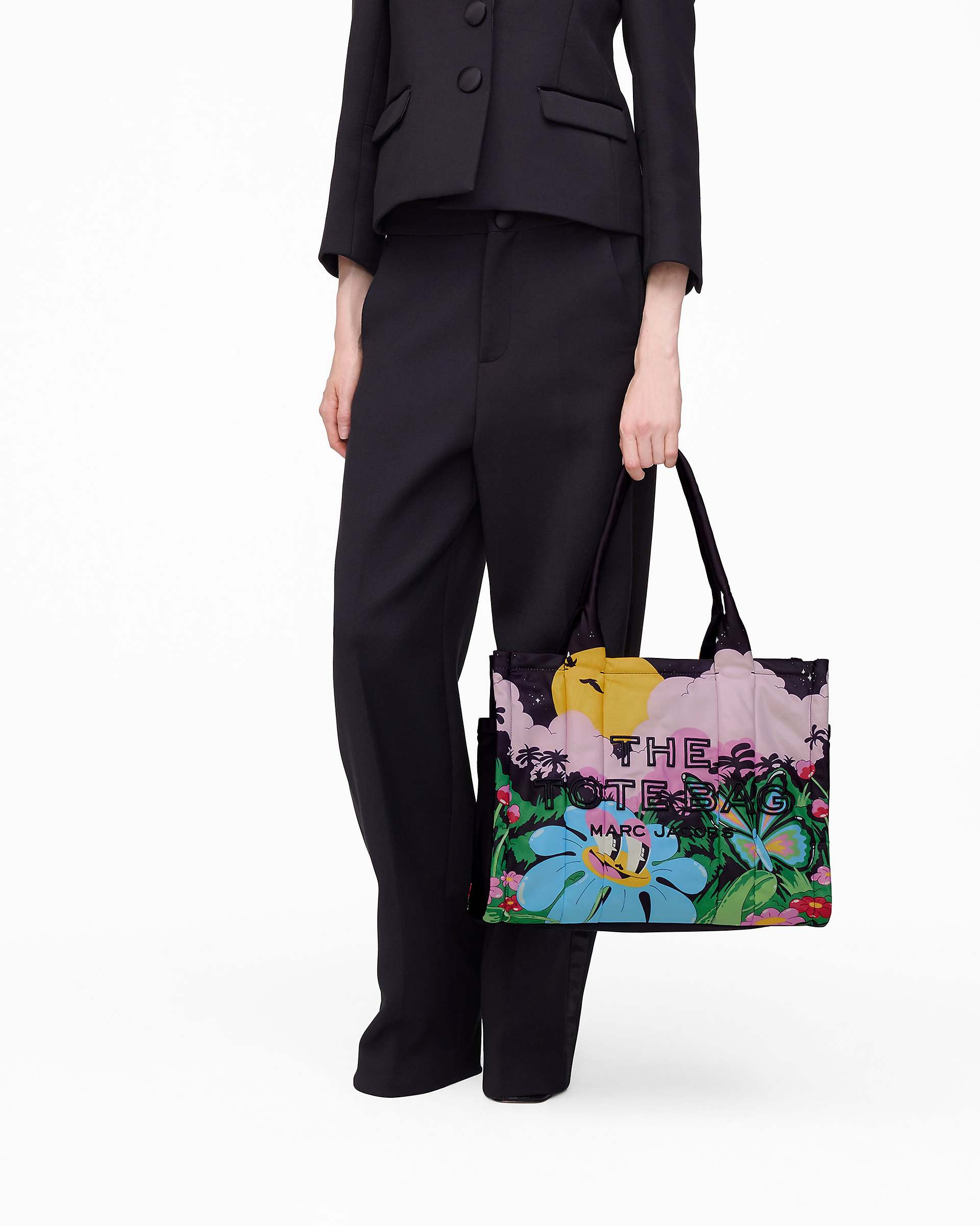 HATTIE STEWART X MARC JACOBS PUFFY NYLON LARGE TOTE BAG - 8