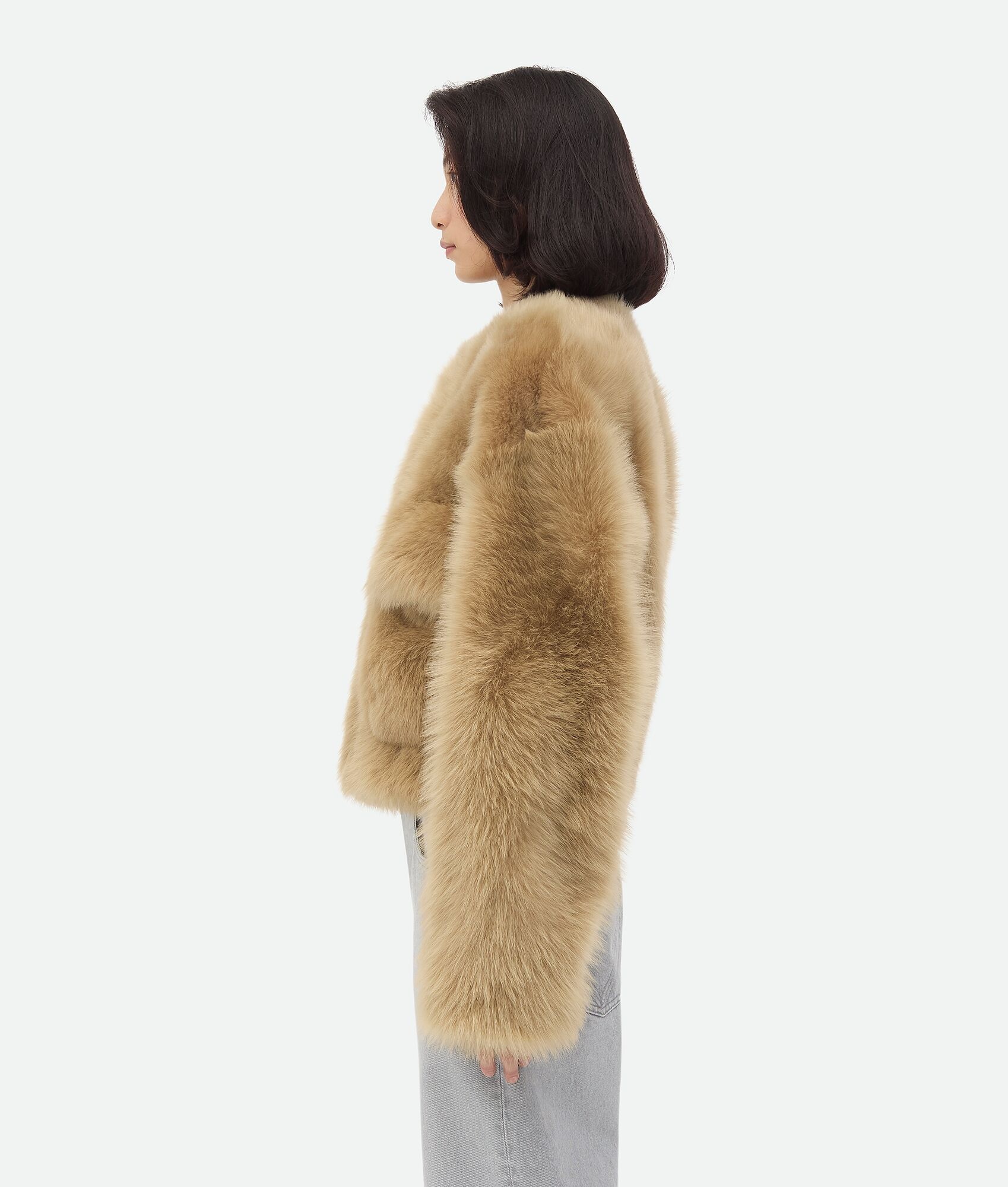 Toscana Shearling Cropped Blouson - 2