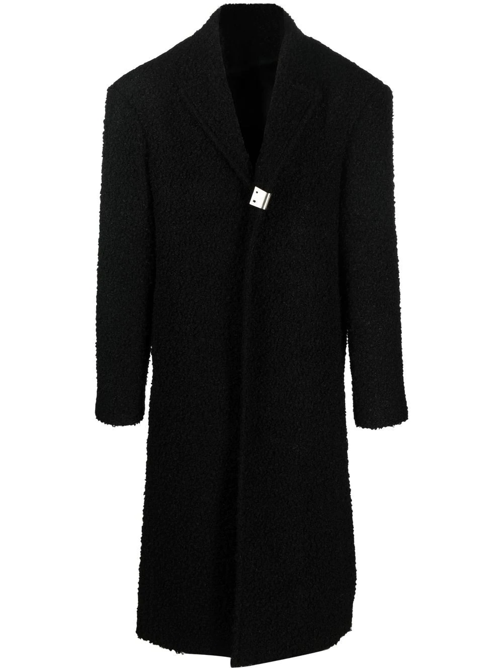 single-breasted tailored coat - 1