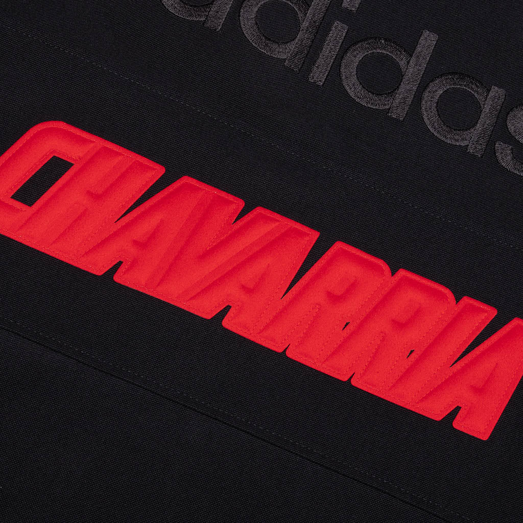 ADIDAS ORIGINALS X WILLY CHAVARRIA POLO SHIRT - BLACK - 4