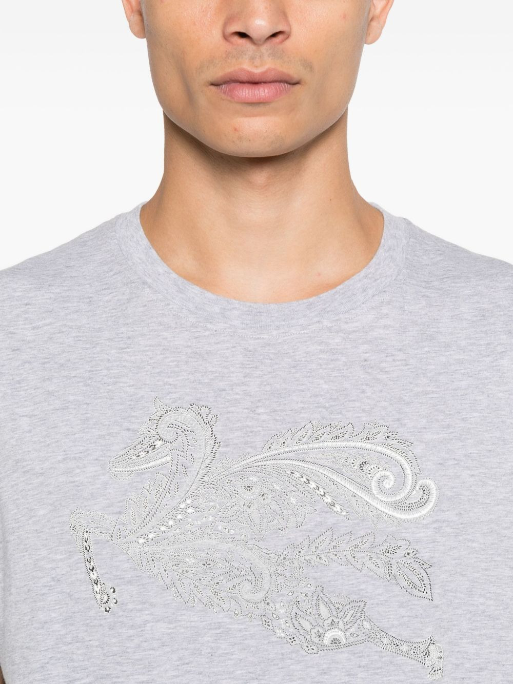 embellished bird t-shirt - 4