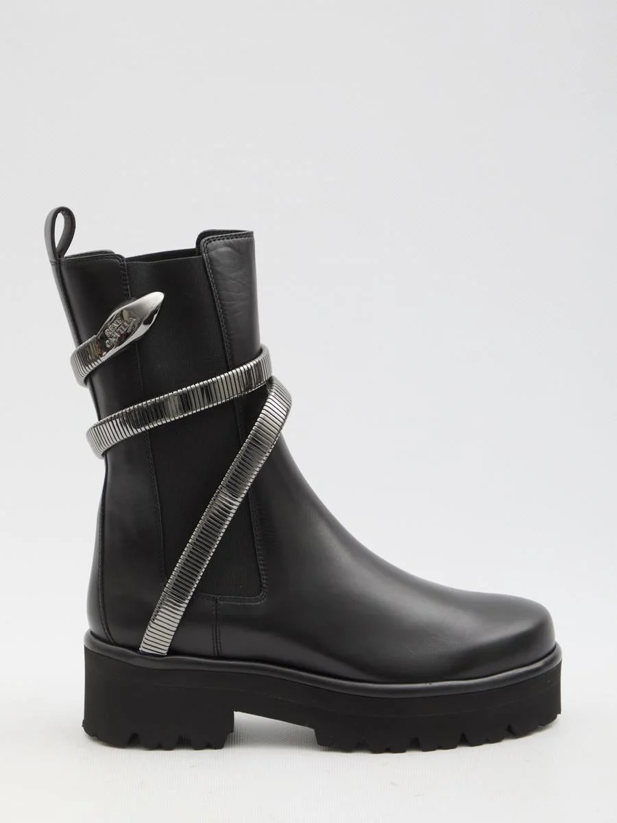 René Caovilla Juniper 45 Biker Boots - 1