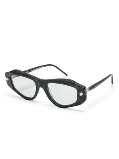 Kuboraum P15 rectangle-frame sunglasses outlook