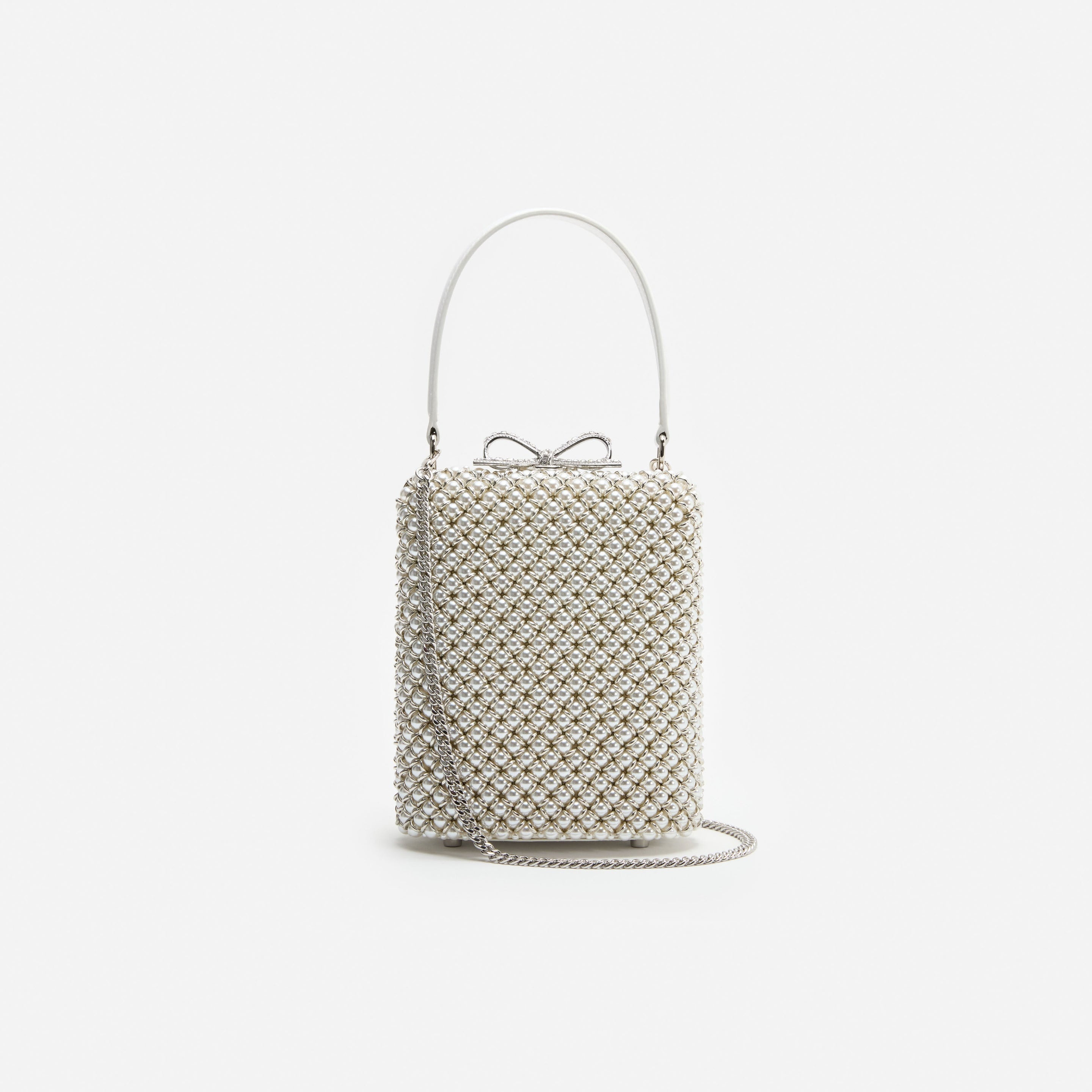 Pearl Embellished Mini Bag - 4