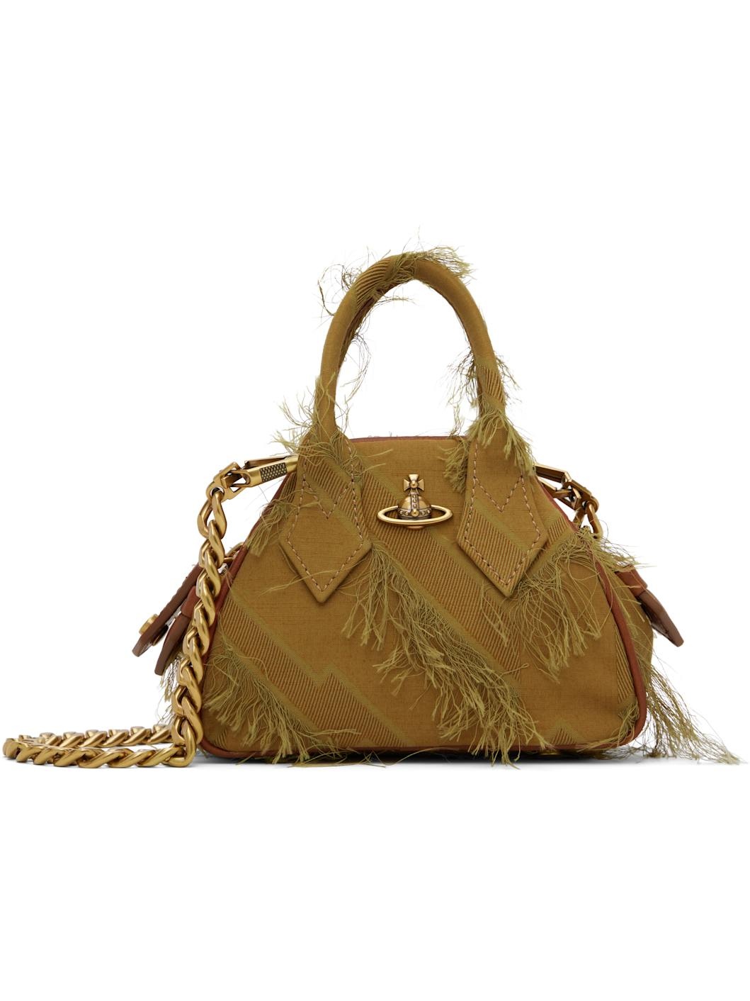 Vivienne Westwood Women's Logo Mini Yasmine Bag - Brown