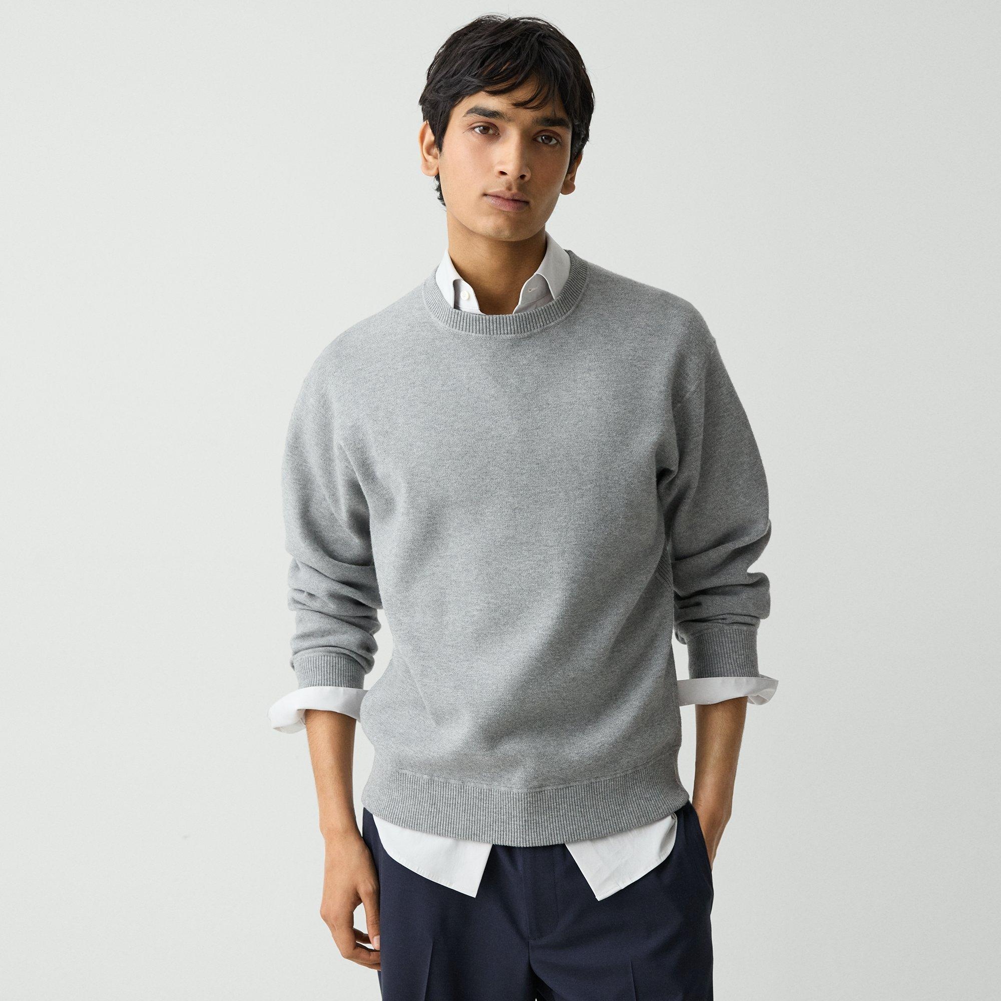 Relaxed Crewneck Sweatshirt in Light Bilen - 2