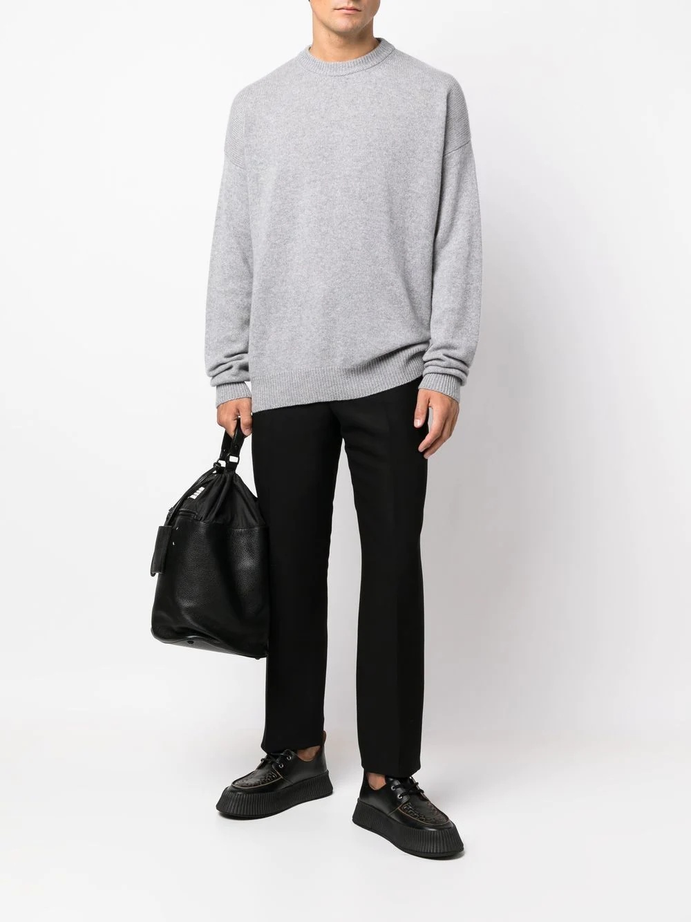 crew-neck cashmere jumper - 2