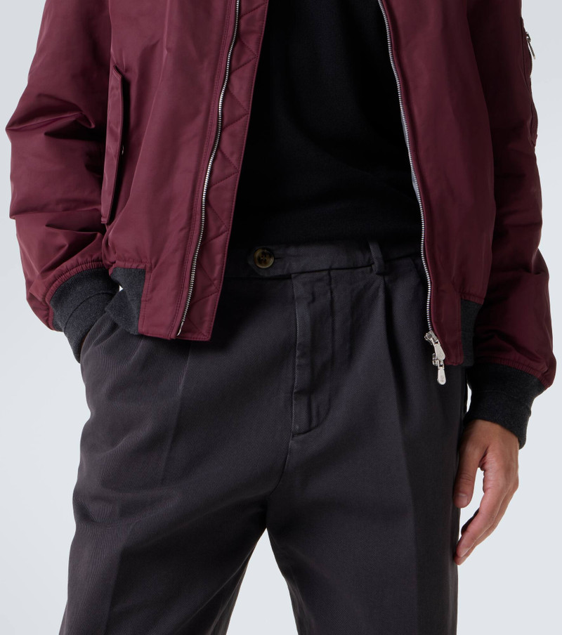 Cotton straight pants 5