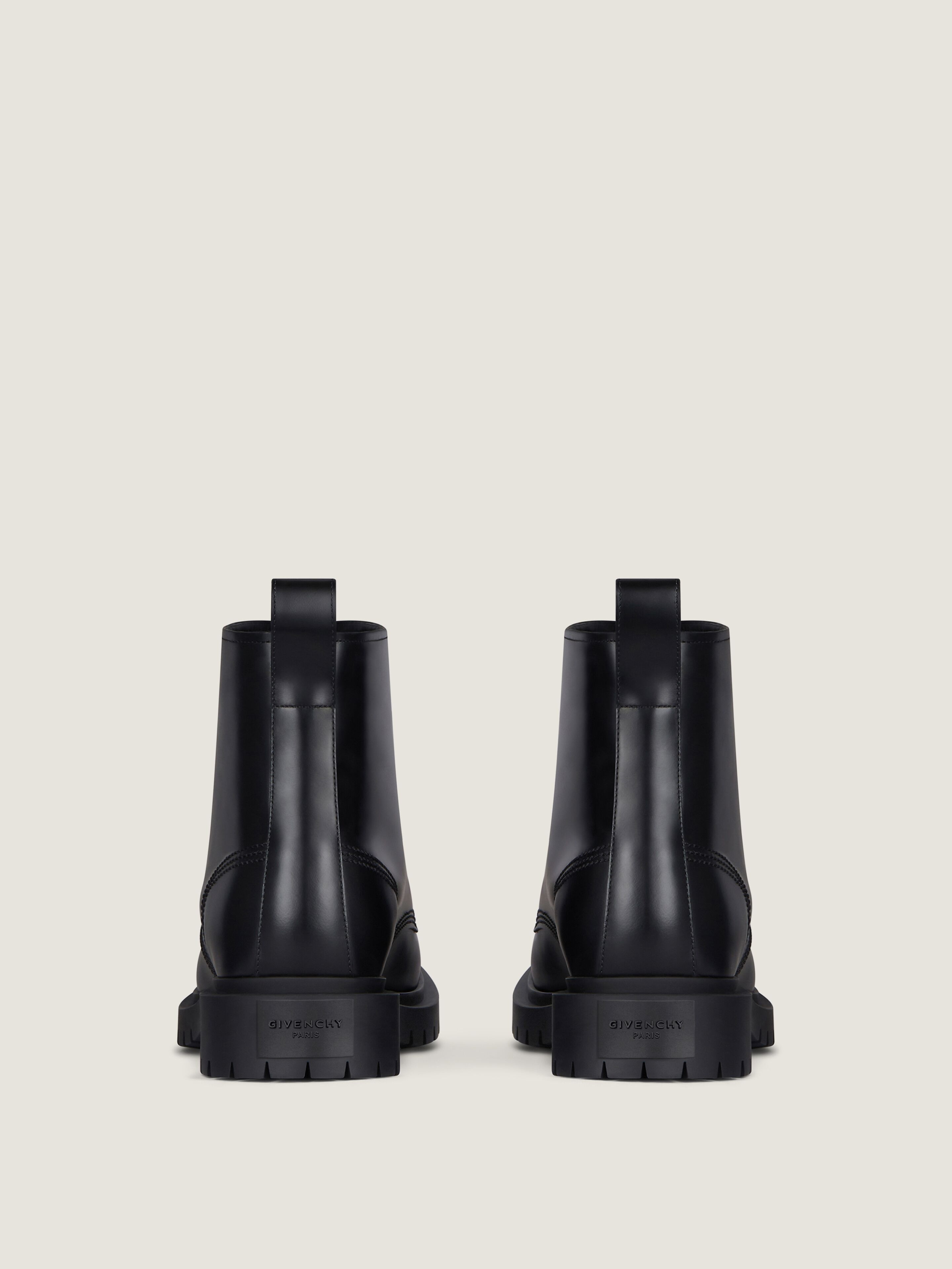 LACE UP BOOTS IN LEATHER - 4