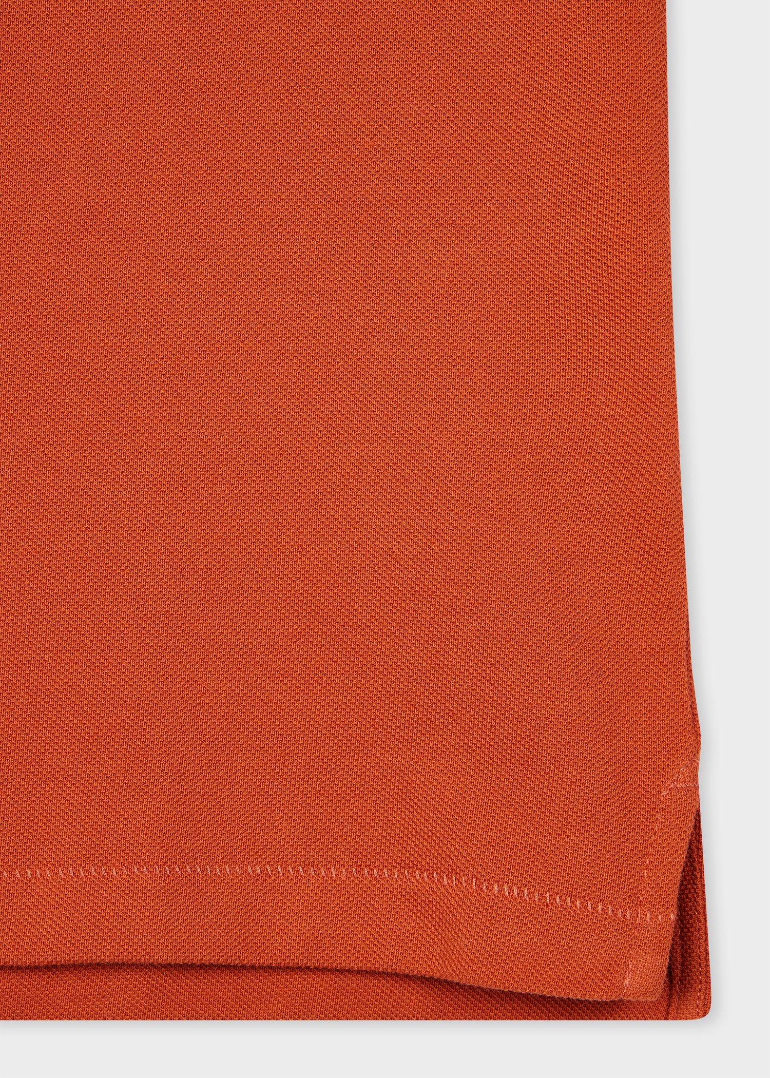 Rust Organic Cotton Zebra Polo Shirt - 2