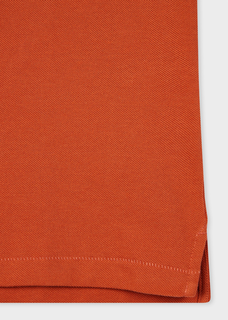 Paul Smith Rust Organic Cotton Zebra Polo Shirt outlook