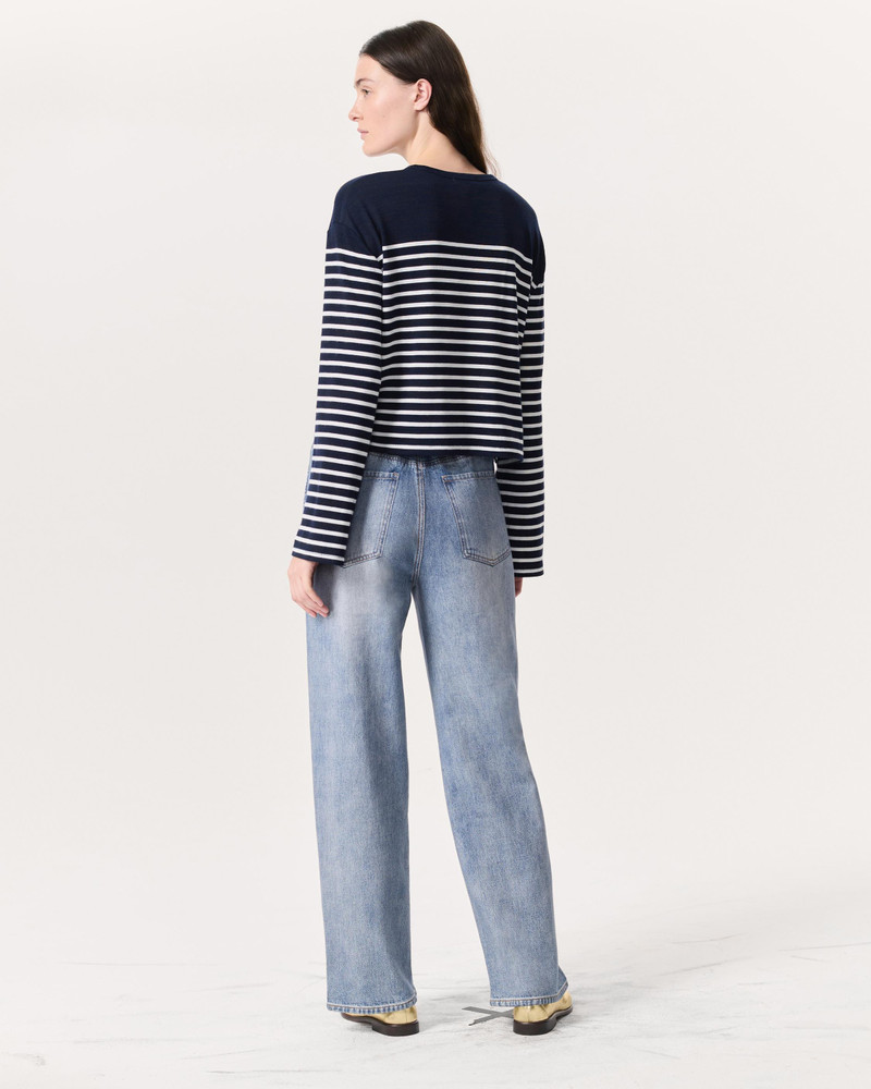The Knit Striped Long-Sleeve T-Shirt 5