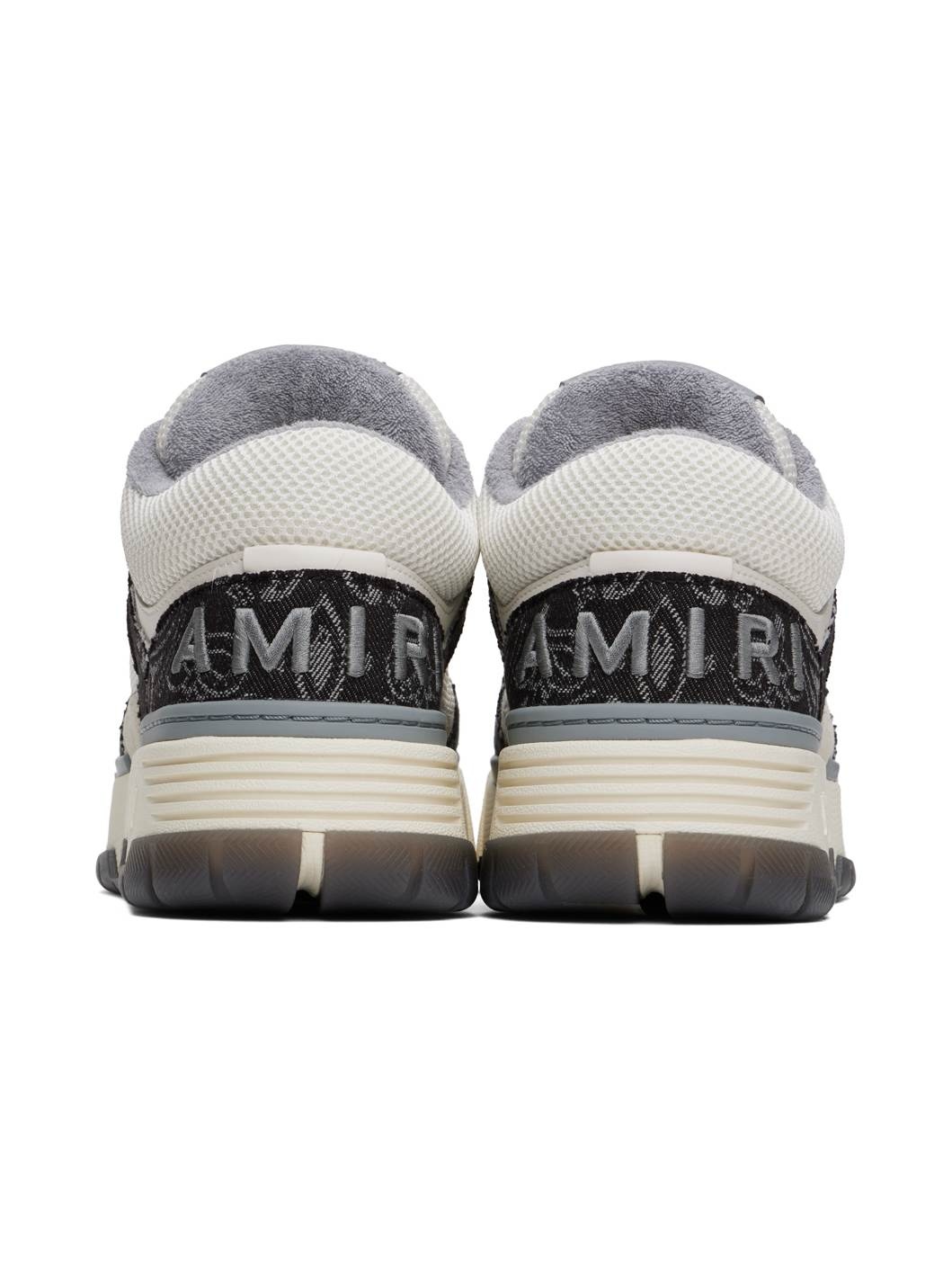 Black & Off-White Bandana Denim MA-1 Sneakers - 2