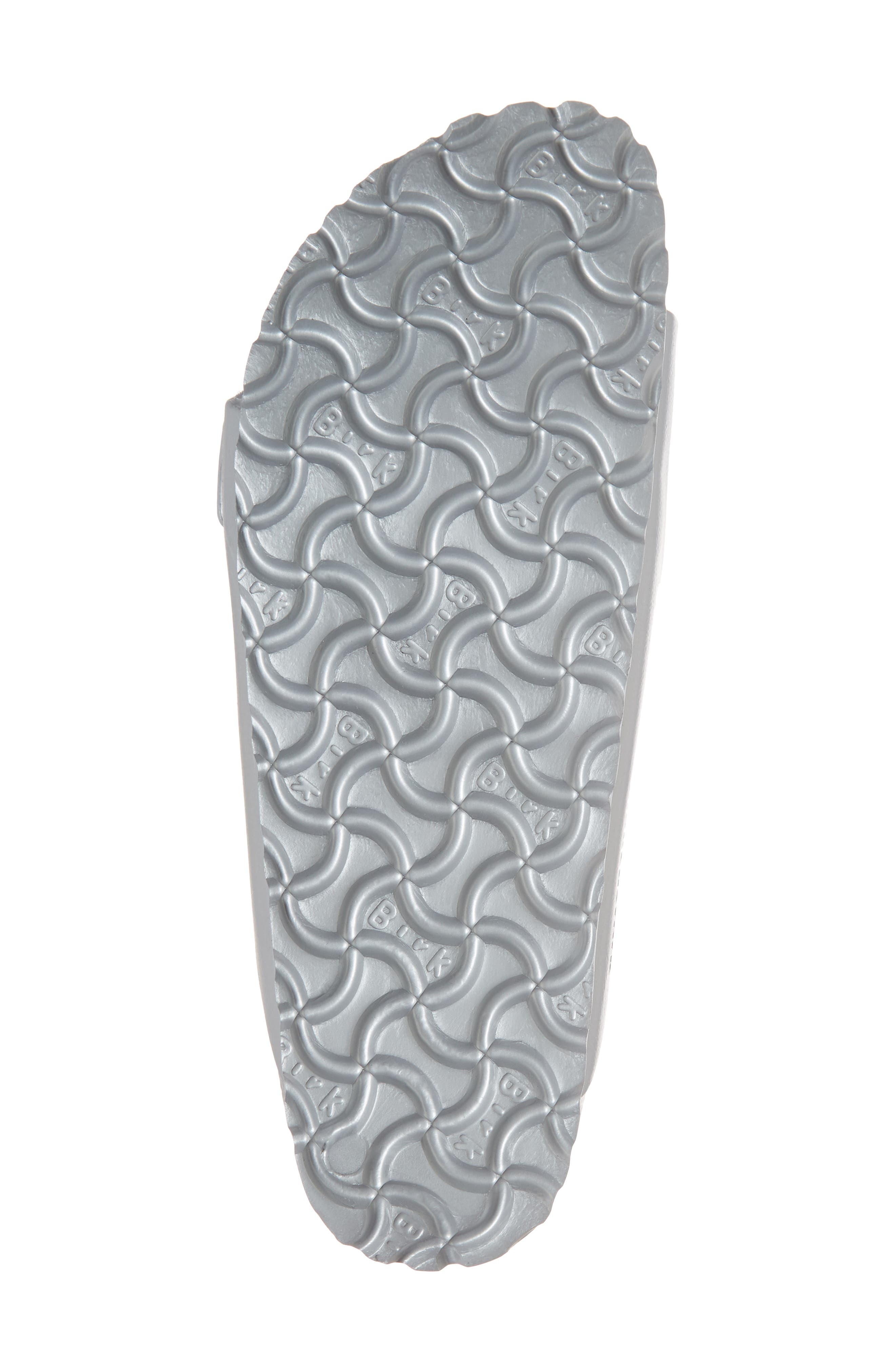 Birkenstock Arizona Essentials Waterproof Slide Sandal in Metallic Silver at Nordstrom - 6