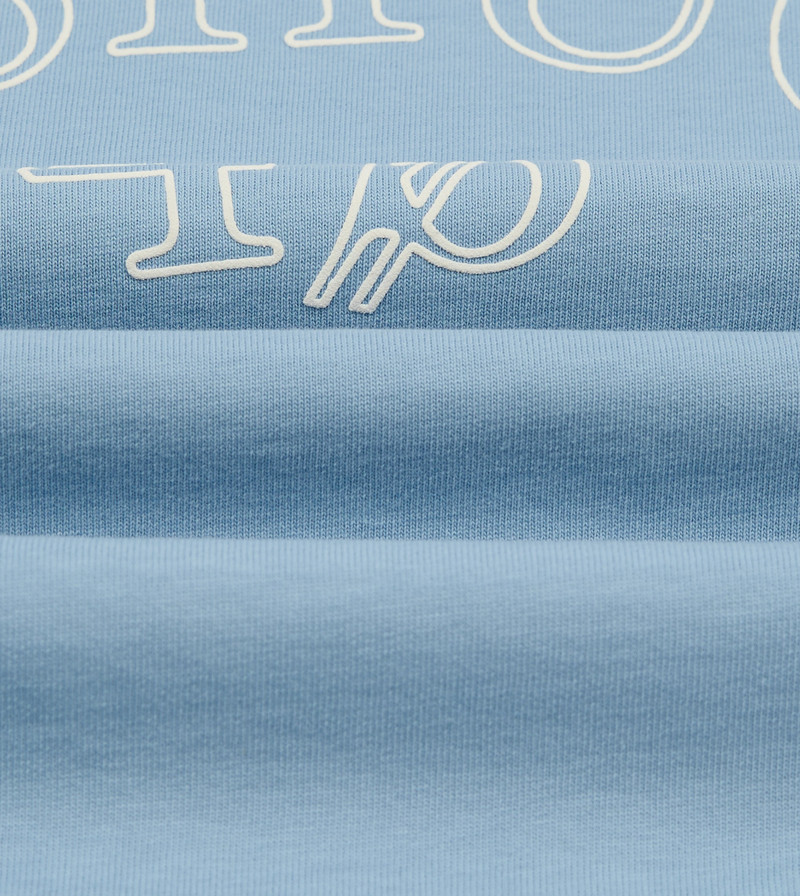 Blue ‘Shuck’ Print Short-Sleeve Hiking T-Shirt 3