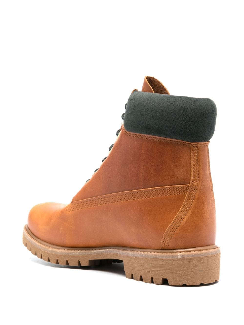 lace-up leather boots - 3
