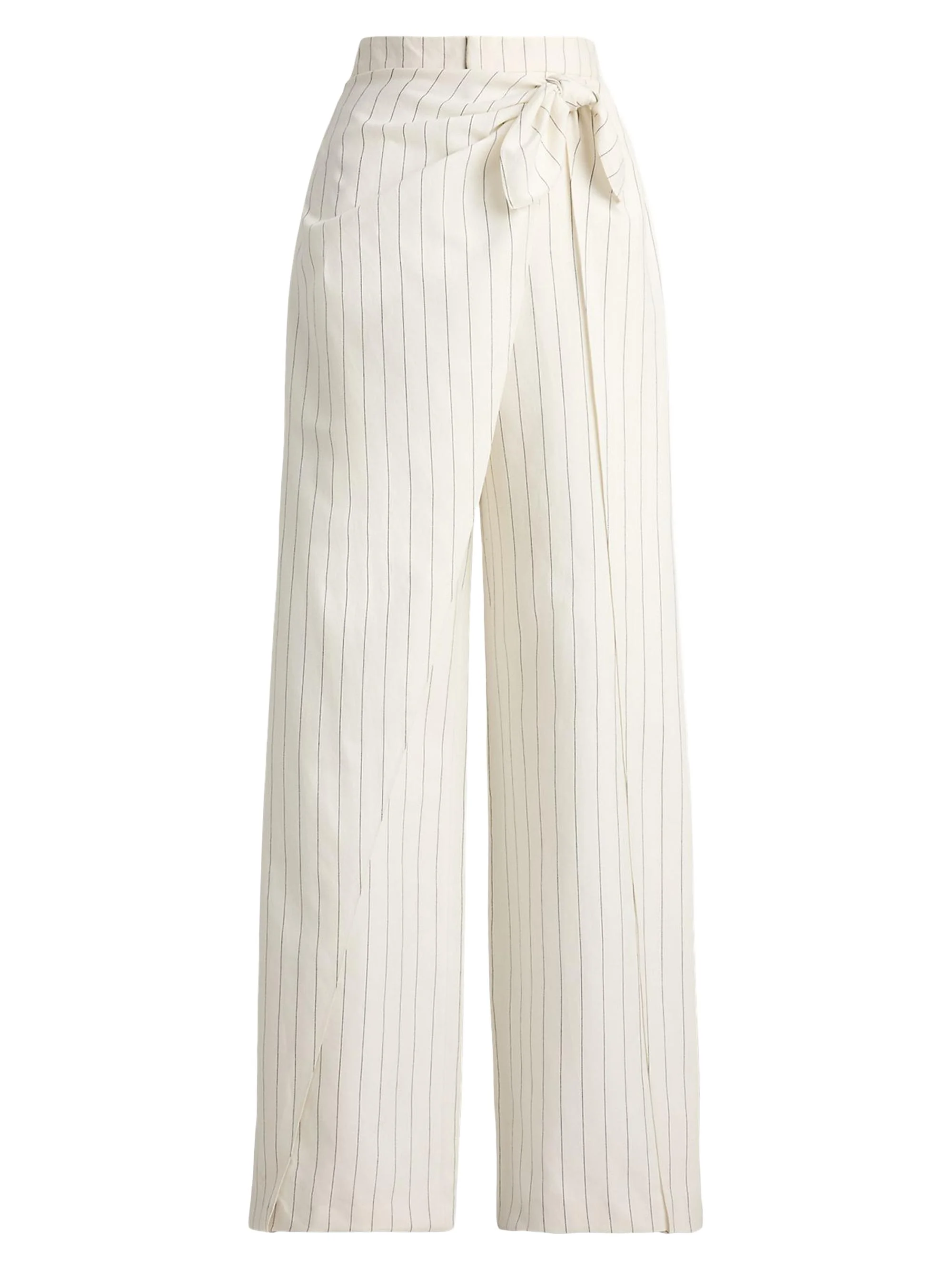 Women's Rennie Striped Washed Pants - Lux Cream Black - 1