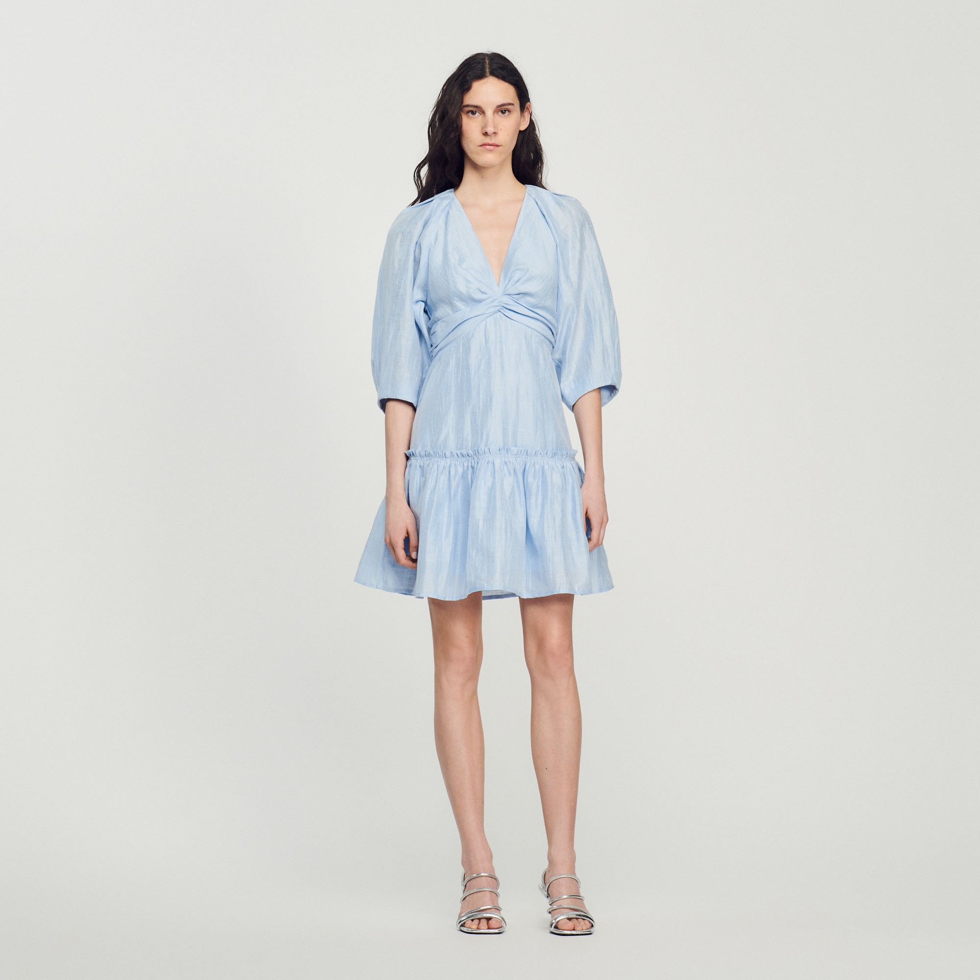 Short gathered dress - 3
