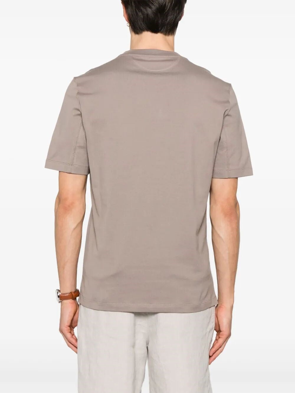 Brunello Cucinelli Men Crew-Neck T-Shirt - 4