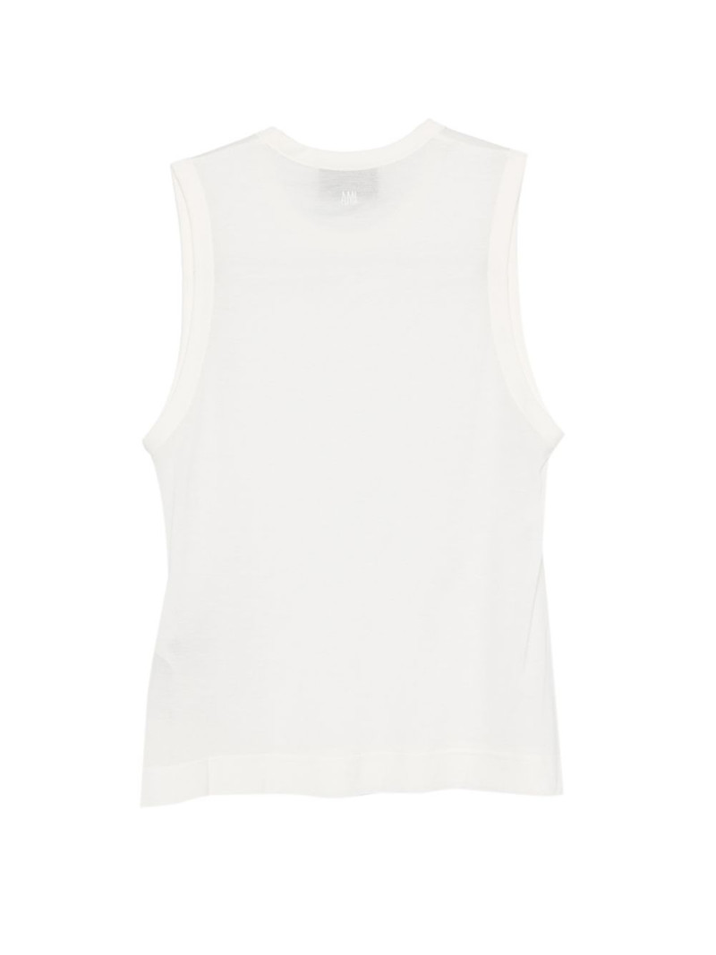 AMI Paris crew-neck sleeveless T-shirt outlook