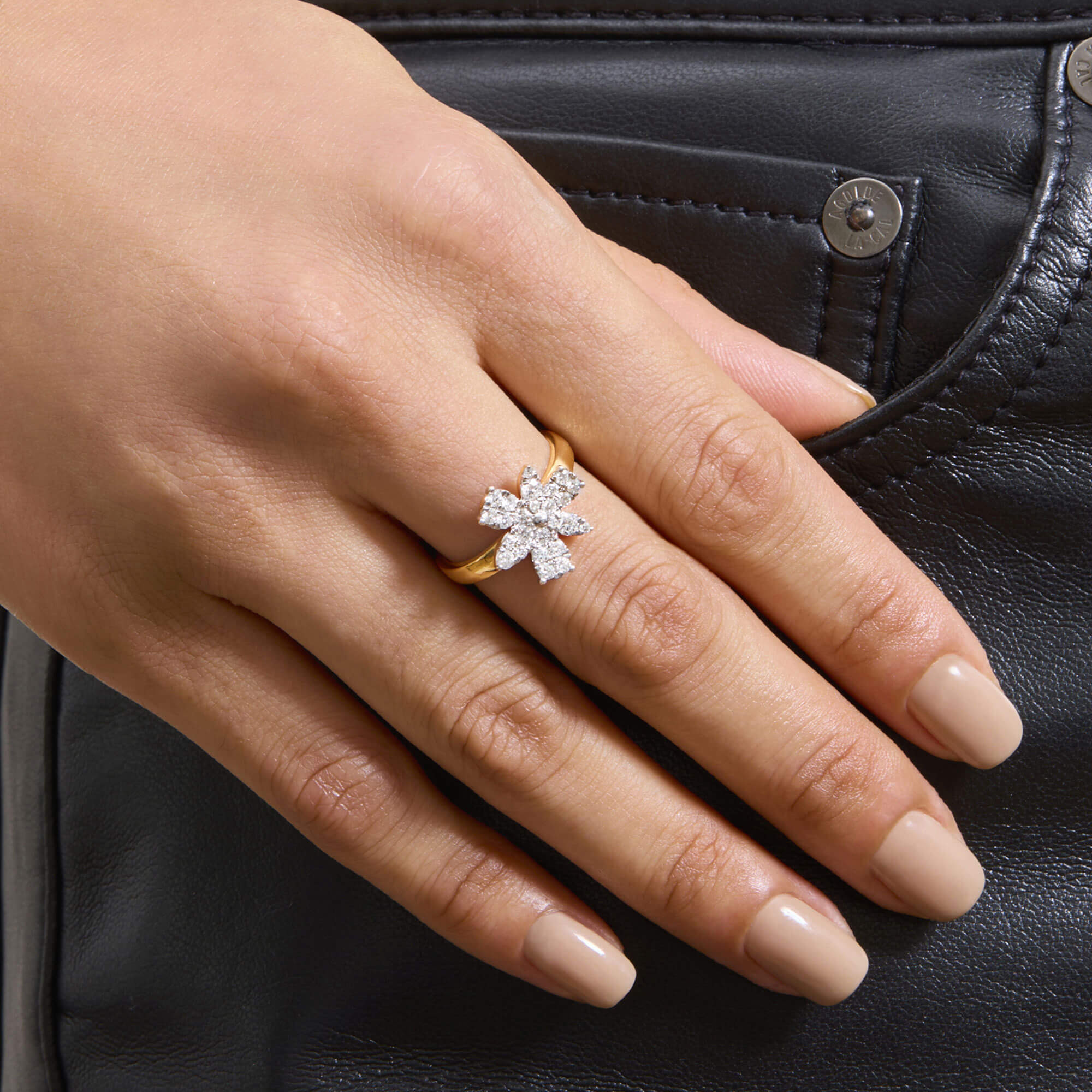 Diamond Magnolia Ring - 2
