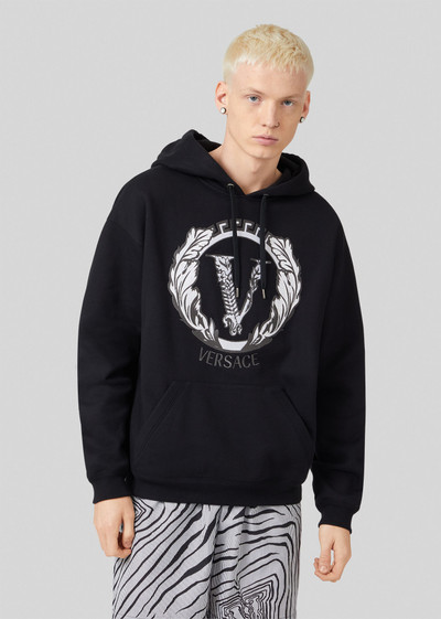 VERSACE Virtus Crest Hoodie outlook