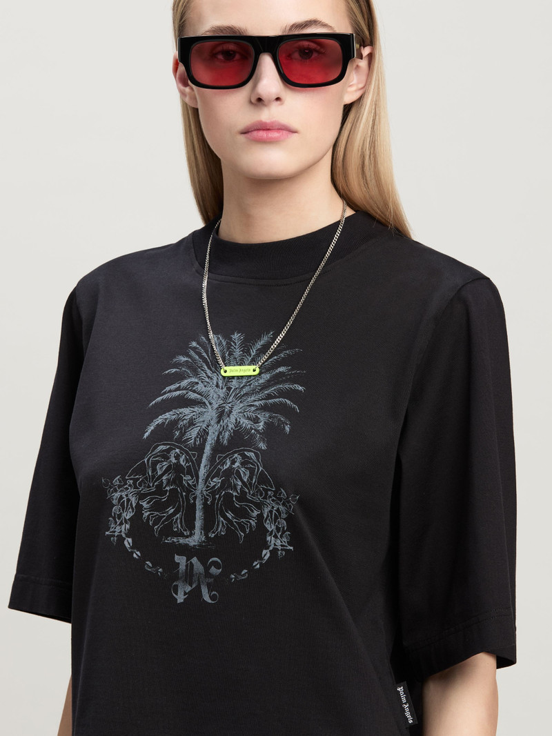 Palms Pencil Crop T-Shirt 6