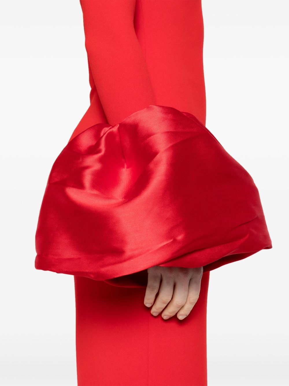 Talia oversized-cuffs gown - 5