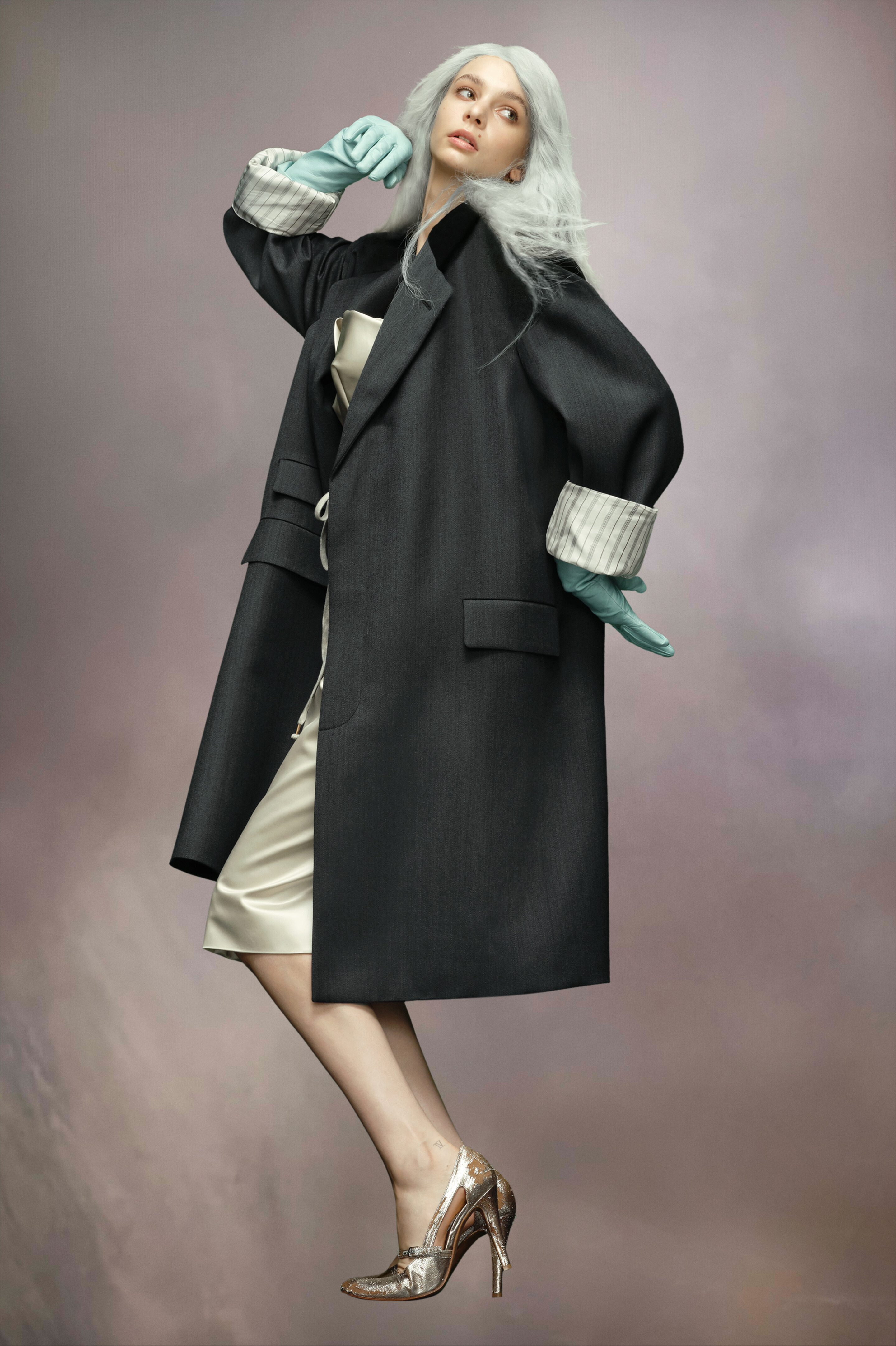 work-in-progress wool coat - 7