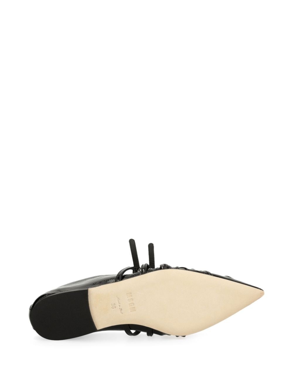 ruched ballet flats - 5