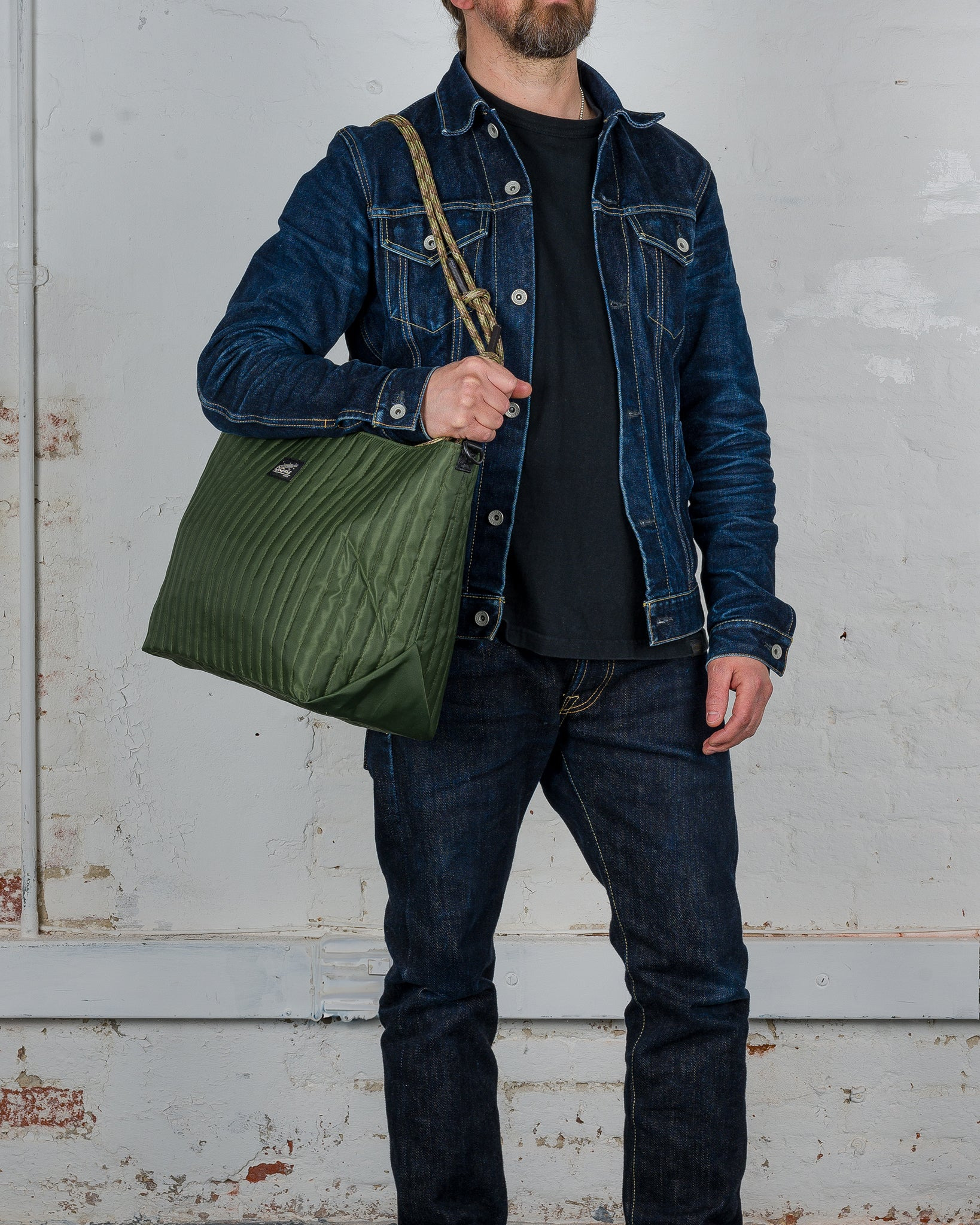 OGL-ORI-MILLIE-CARALL-GRN OGL Originale Tech Material Millie Carry-All Tote Bag - Green - 2