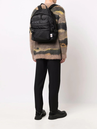 Lanvin BumpR logo-patch backpack outlook