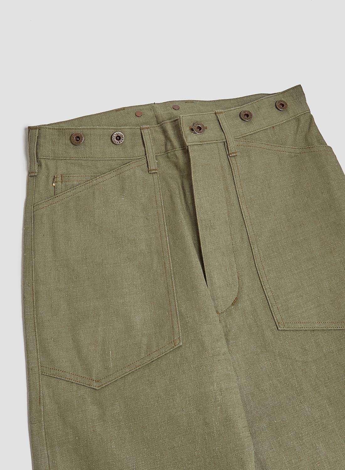 30s US Army Denim in Green - 2