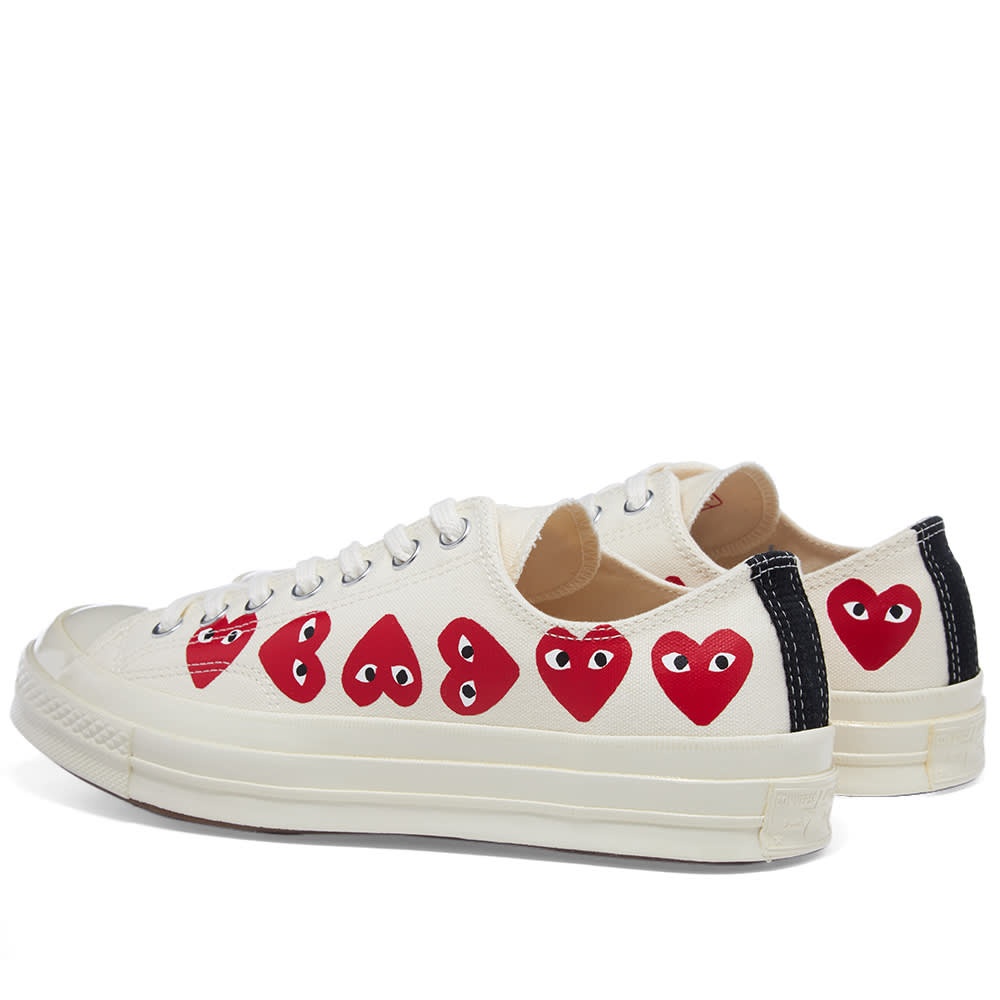 Comme des Garcons Play x Converse Chuck Taylor Multi Heart 1970s Ox - 3