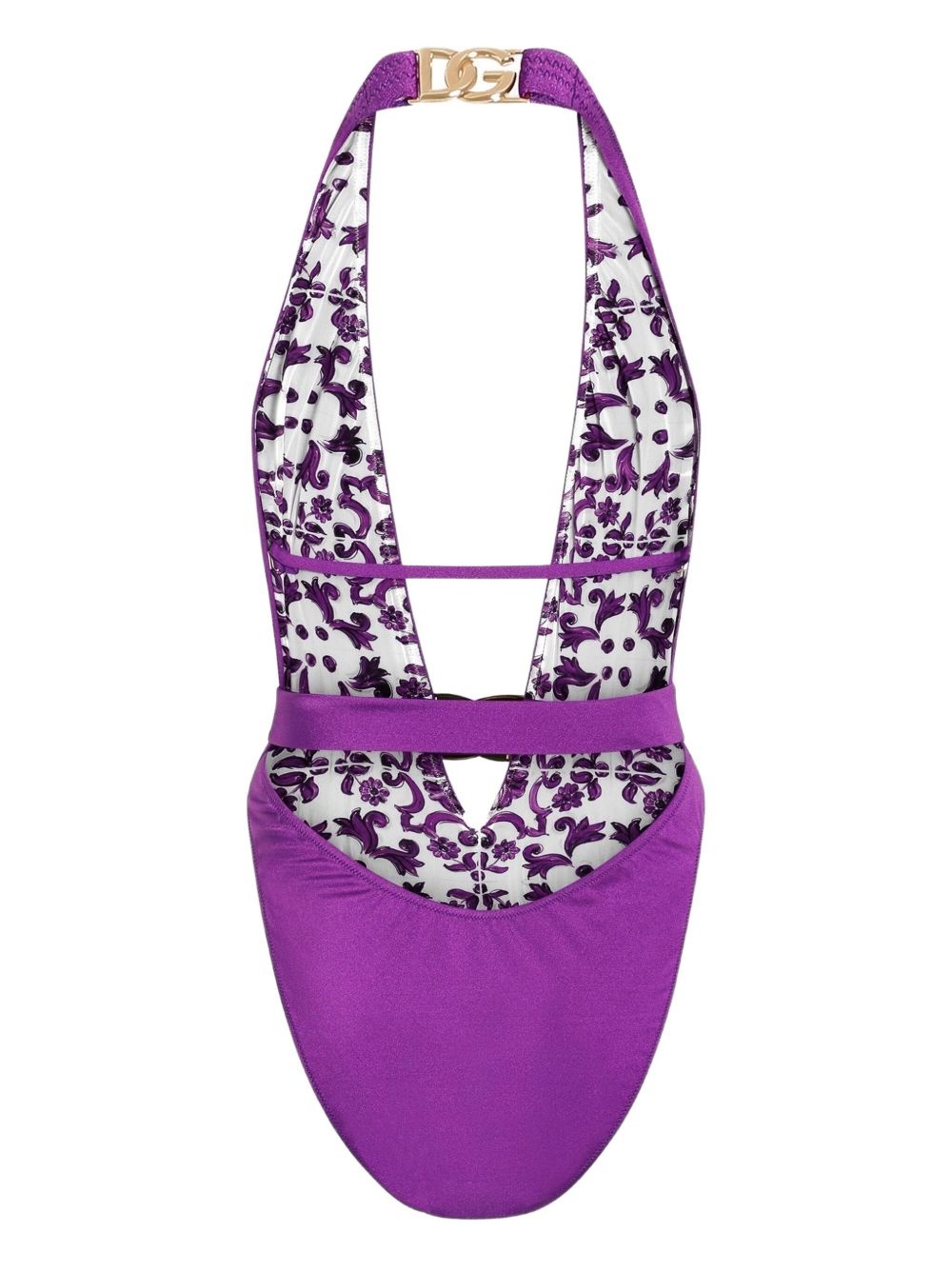 DG logo-plaque swimsuit - 3