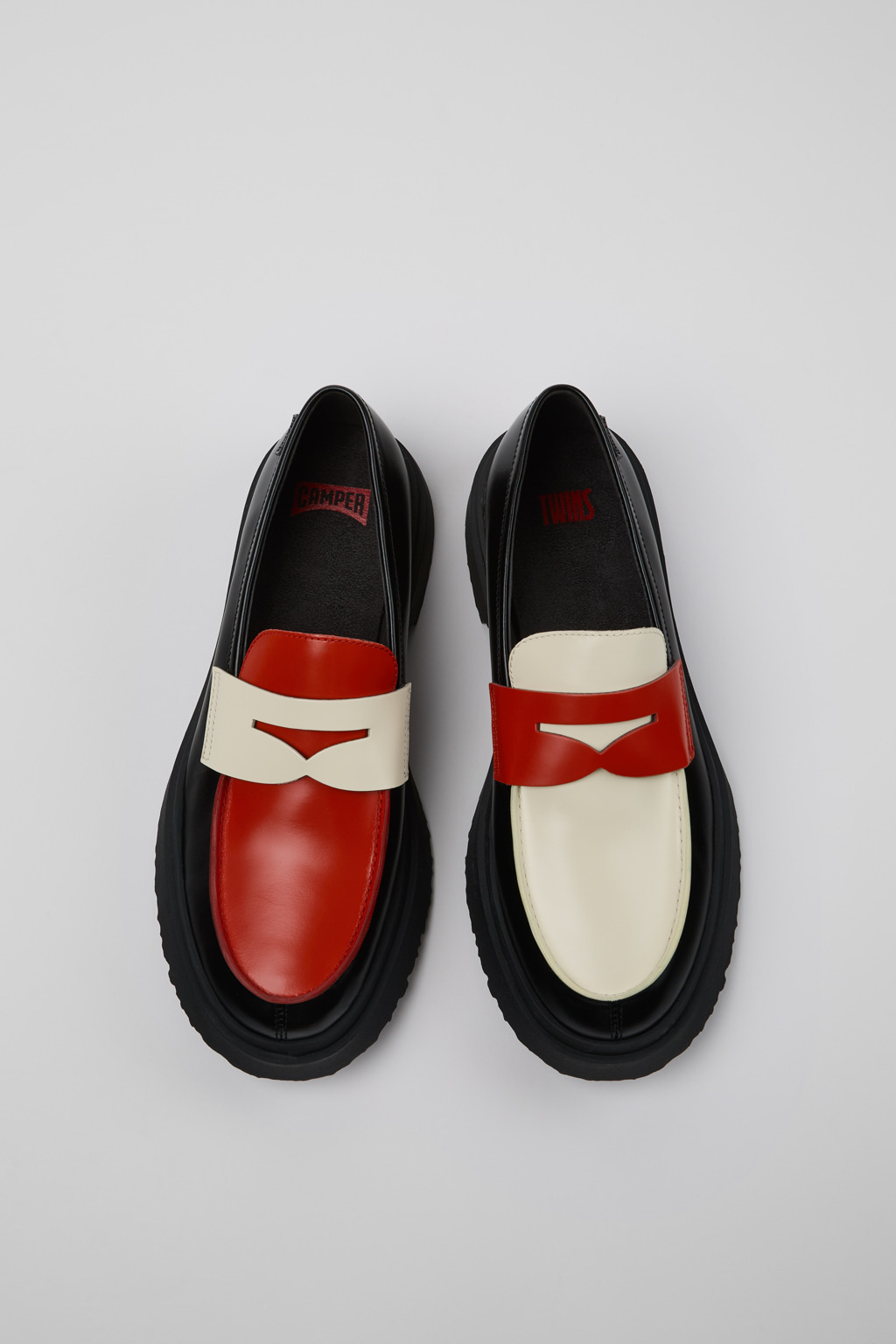 Multicolor Leather Moccasin/Nautical Shoes for Men. - 4